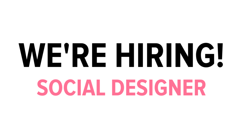 Arttenders social designer vacancy